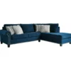 Signature Design By Ashley Trendle Blue Sectional With Right-Facing Chaise -Furniture Specialty Shop combo860083