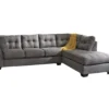 Signature Design By Ashley Maier Charcoal Sectional With Right-Facing Chaise -Furniture Specialty Shop combo870017