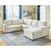Signature Design By Ashley Millcoe Linen 3-Piece Sectional With Pop-Up Bed -Furniture Specialty Shop combo870027