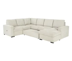 Signature Design By Ashley Millcoe Linen 3-Piece Sectional With Pop-Up Bed -Furniture Specialty Shop combo870027 4