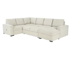 Signature Design By Ashley Millcoe Linen 3-Piece Sectional With Pop-Up Bed -Furniture Specialty Shop combo870027 5
