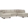 Broyhill Glynn-Cove Linen Sectional -Furniture Specialty Shop combo980198