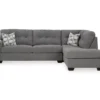 Signature Design By Ashley Highland Falls Gray Sectional -Furniture Specialty Shop combo980201